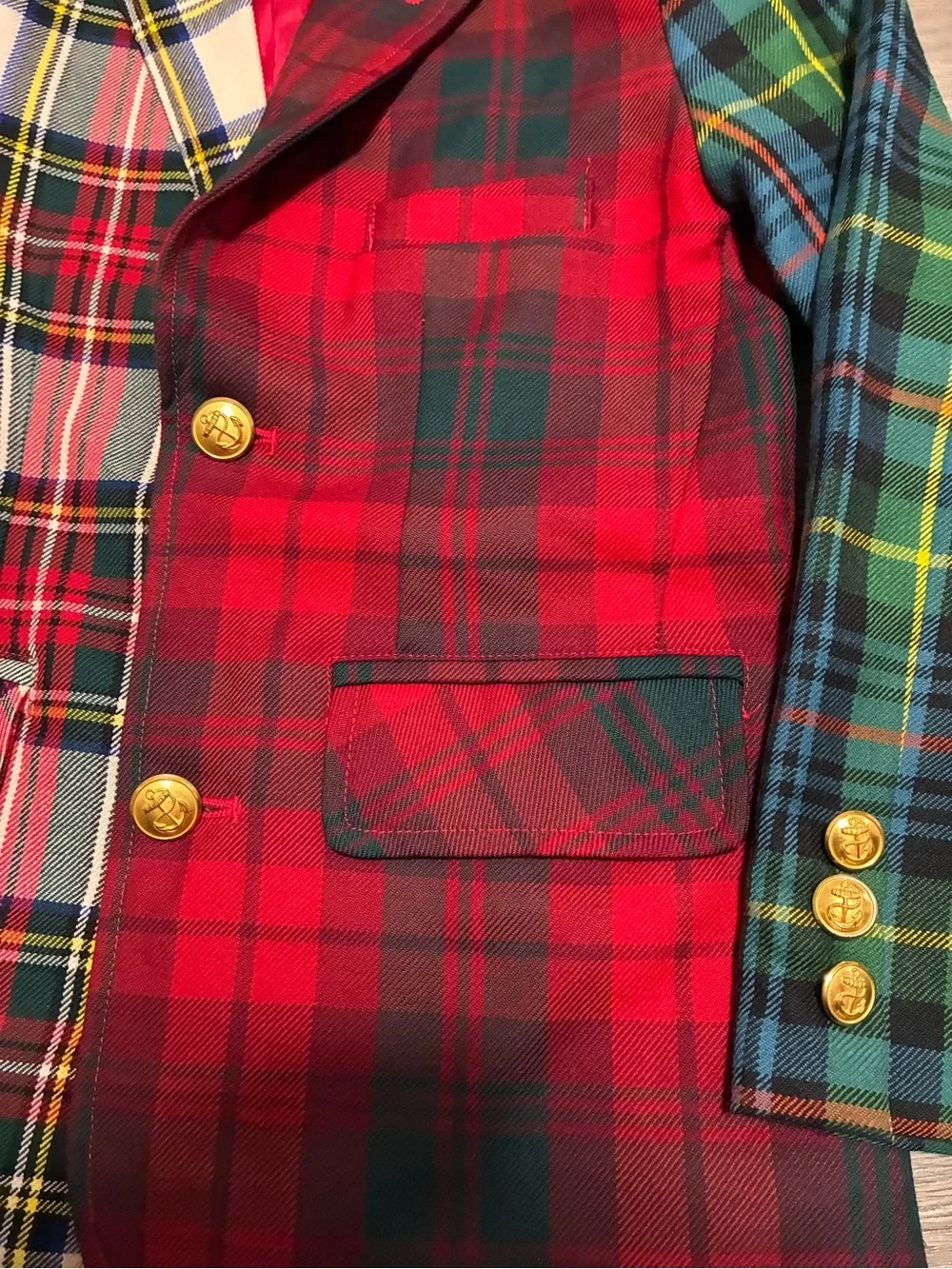 Boy’s CLASSIC PREP Tartan Blazer